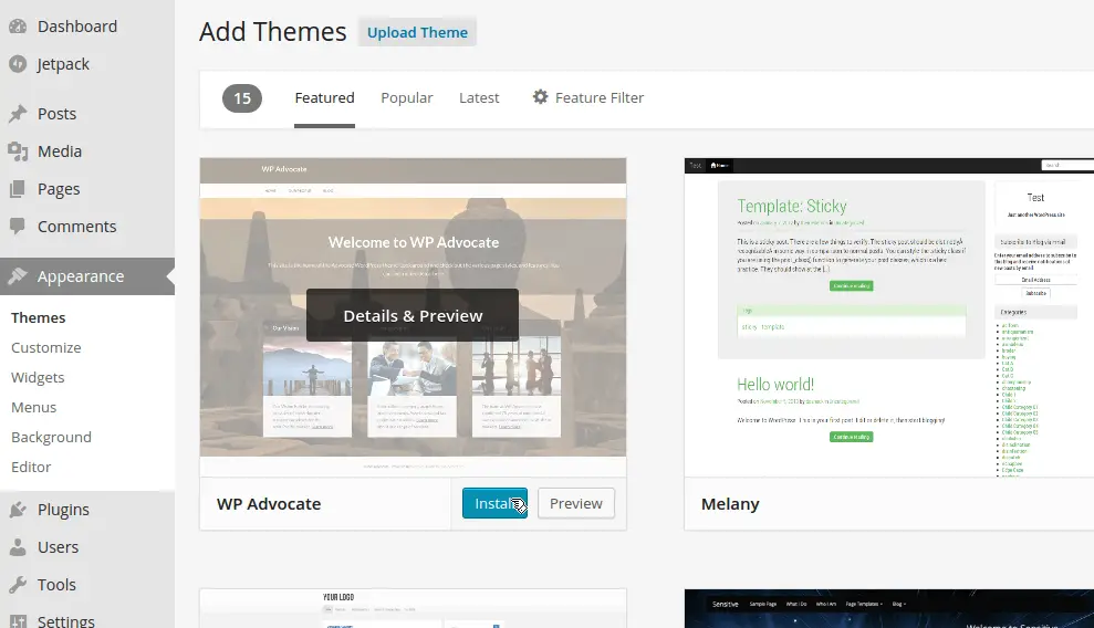 wordpress-install-free-theme.png