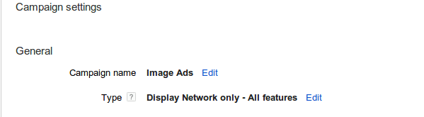 Adwords Campaign Display Network Only