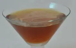 Affinity Cocktail in a chilled martini glass