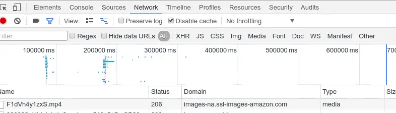 disable cache in chrome