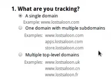 What are you tracking - Google Analytics