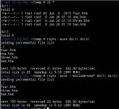 rsync examples in linux