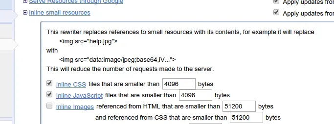 Dynamic Lining of CSS Files in Google PSS