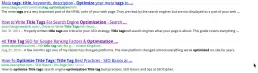 title tag search in google