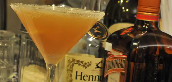 Sidecar Drink with Cognac