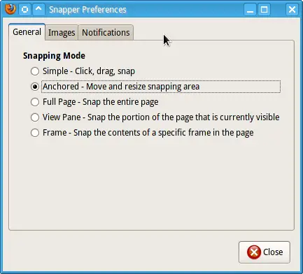 Firefox Addon - Snapper