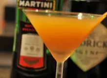 Sweet Bronx Martini Cocktail