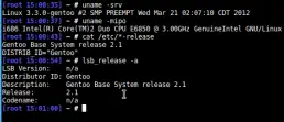 how to find linux os version from command line