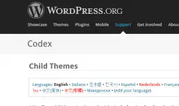 Child Theme in Wordpress